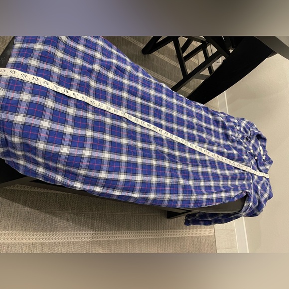 L.L.Bean Women's cotton Scotch Plaid Flannel Nightgown S - Picture 7 of 8